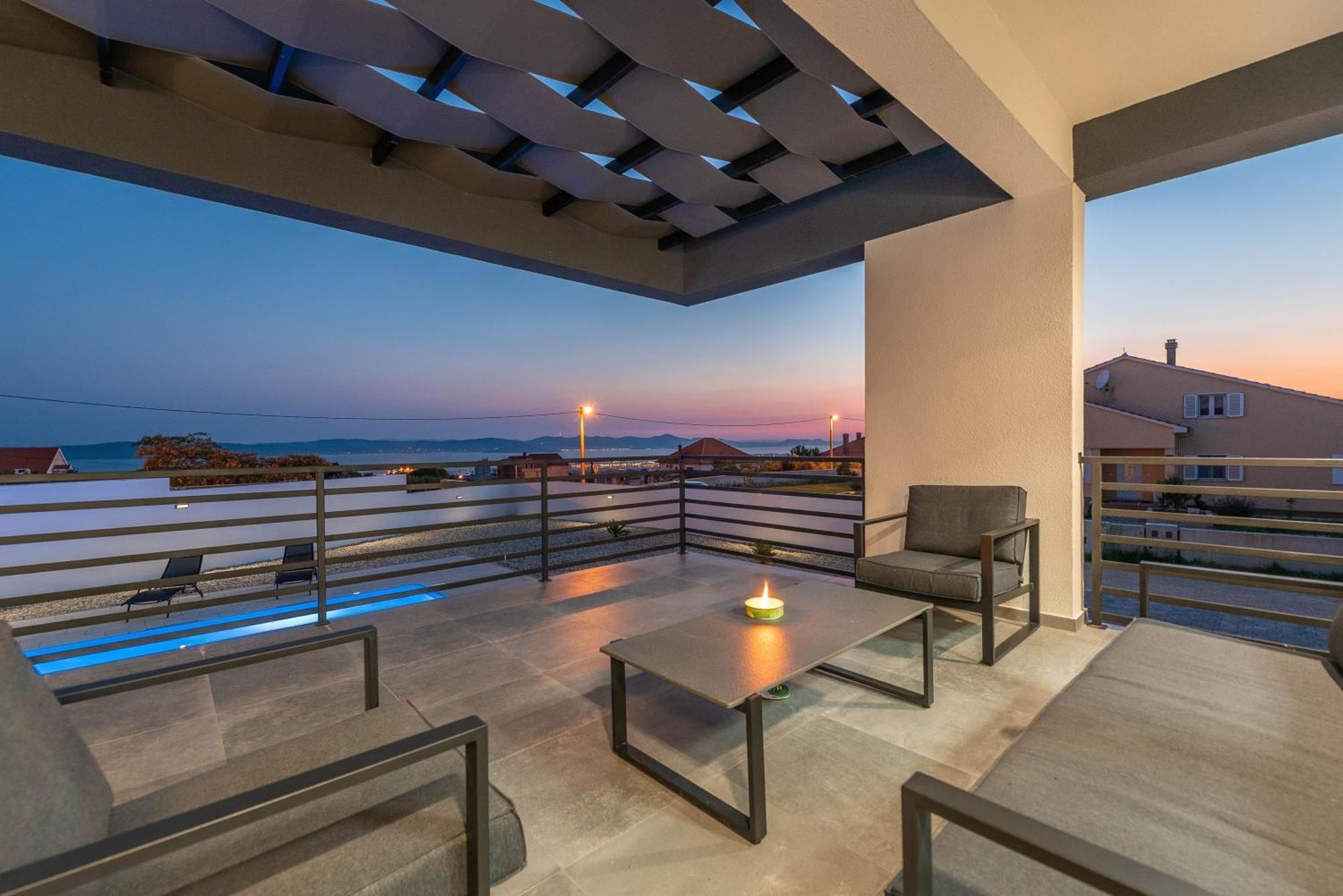 Villa Barbara-Holiday Home With Sea View Zadar Bagian luar foto